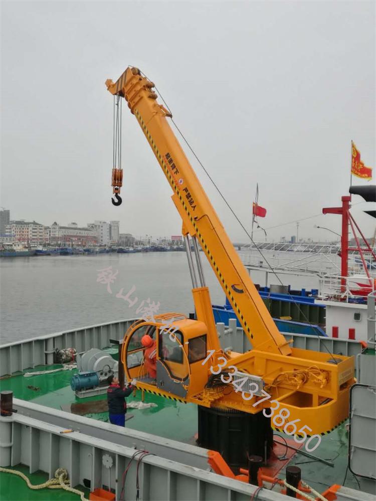 山東臨沂甲板起重機(jī)廠家起重機(jī)耐沖擊，制動性能好